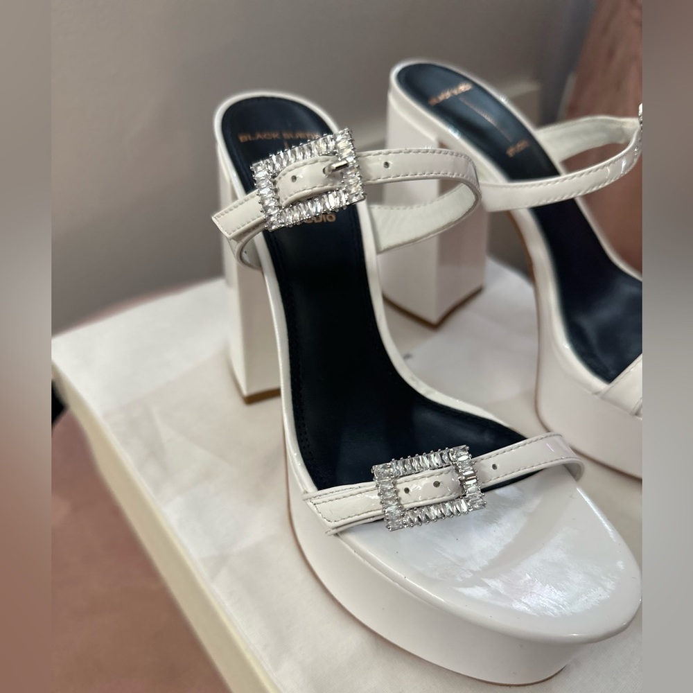 Elsie Platform Sandal by Black Suede Studio. Sold Out in stores - Picture 12 of 17